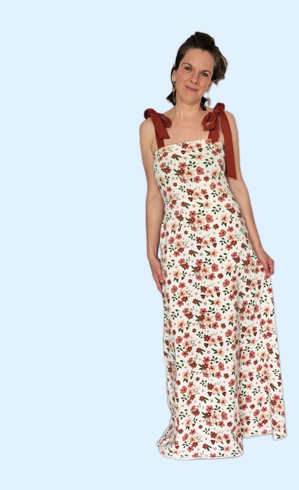 Robe Lilas "Douceur de fleurs"